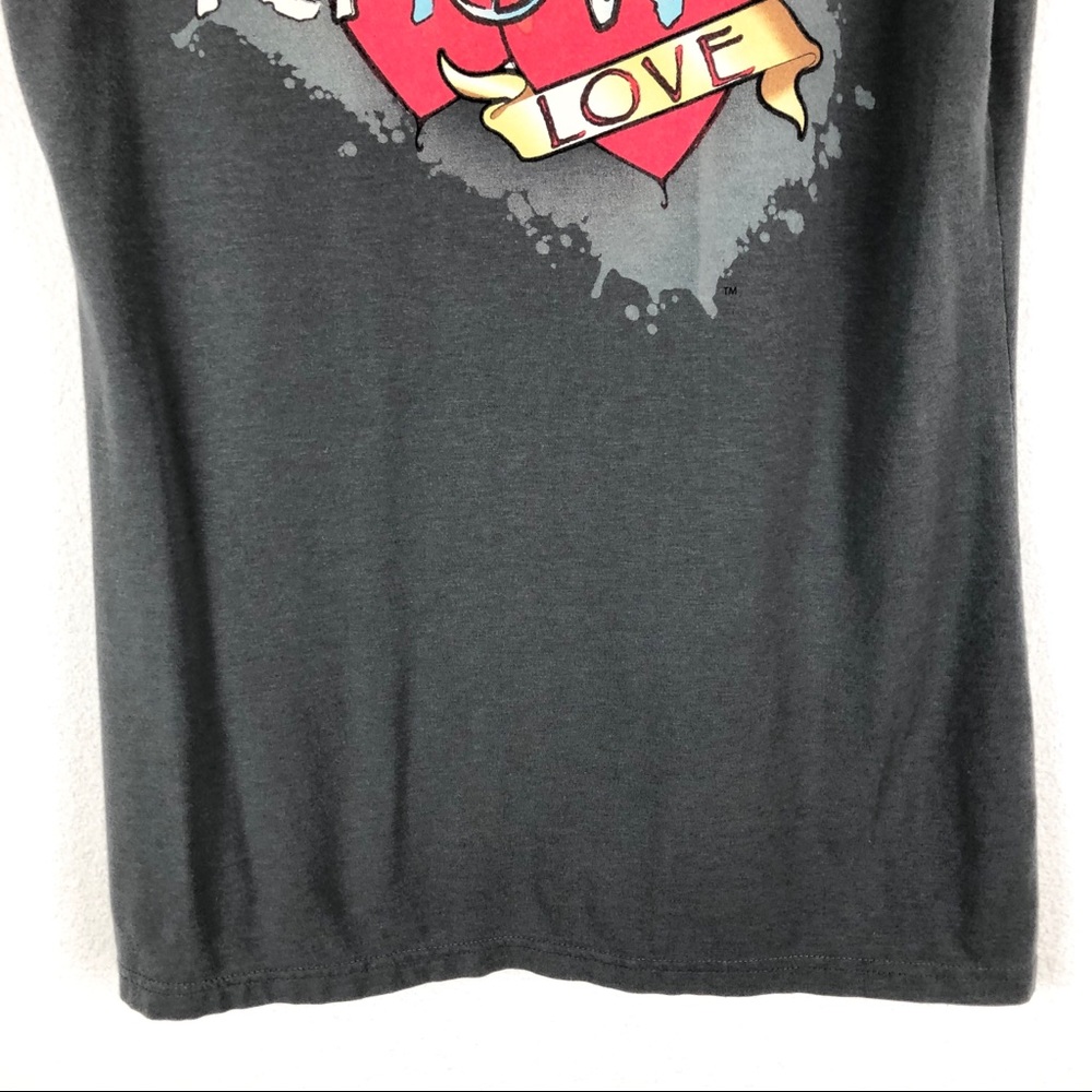 The Know - Gray “Know Love” Graphic Tee  Jr XL - Picture 3 of 4